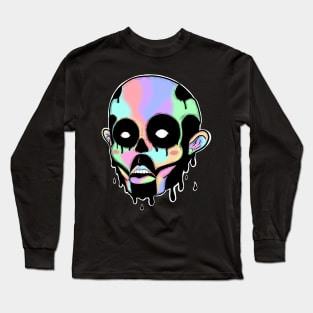 Melting Skull (No Cross) Long Sleeve T-Shirt